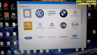 VW Airbag crash data reset via OBDII Abrites