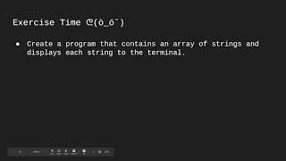 C Programming - 4.2 Char Arrays