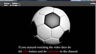 Modelling A Football (Under 2 minutes) || 3ds Max || Softorials
