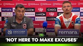 'Not up to standard' - Flanno makes no excuses following horror defeat to Dolphins | Fox League