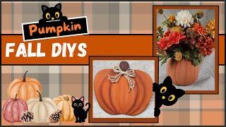 FALL DECOR DIYS | PUMPKIN DIYS | RUSTIC FARMHOUSE FALL DECOR DIYS