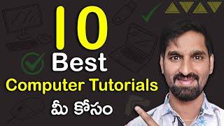 Learn Computers Fast Telugu - Top 10 Tutorials for Beginners and Experts | Computer Tutorial