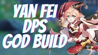 Highest DPS output Yanfei Builds | Genshin Impact | Yanfei Best Builds