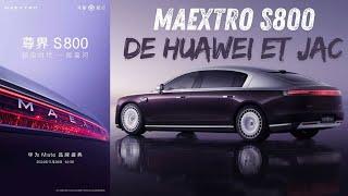 Huawei et JAC Présentent la Maextro S800,Une Berline Électrique Luxe Chinoise mode Maybach Classe S!