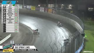 Knoxville Raceway 360 Highlights // July 27, 2024