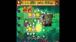 PvZ Hybrid Challenge - 99 Gatling Pea VS All Garganture Zombies - Who Will Win?