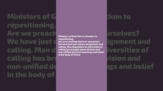 MINISTERS OF GOD: A BECKON TO REPOSITIONING #gospel #christianfaith #gospelofjesuschrist #christian