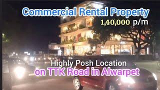 Commercial Rental Property - on TTK Road in Alwarpet - Highly Posh Location #youtube #commercial