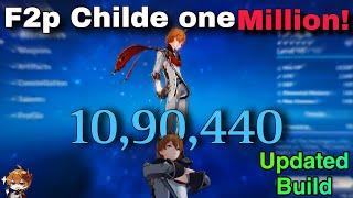 F2p childe build [1 million Dmg] | Genshin Impact