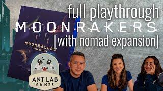 Moonrakers Nomad Board Game Playthrough by Ant Lab Games