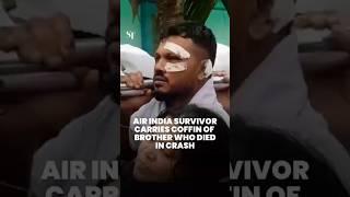 Sole survivor of Air India plane crash mourns his brother during funeral