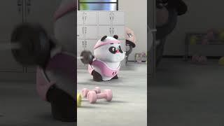 muscle memory  #shorts #panda #funnyshorts