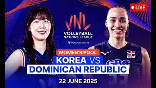 South Korea VS Dominican Republic | Women's Volleyball Nations League Match Prediction