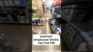 Walmart Employee Thinks He's The FBI #auger96 #subathon #walmart #shorts