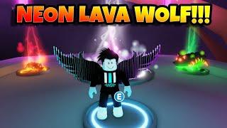 is This the FIRST NEON Lava Wolf in Adopt Me Roblox! Halloween 2022 Update!