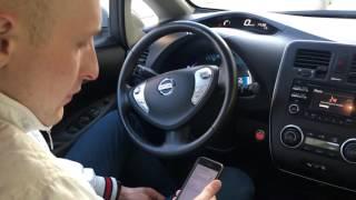 Nissan LEAF - Как подключить Bluetooth