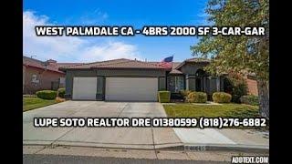 WEST PALMDALE home for sale EN VENTA (818)276-6882