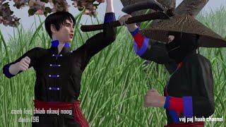 Ceeb leej thiab nkauj noog daim 196, hmong movie 3d