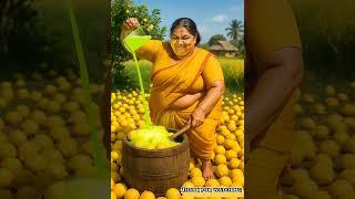 Grandpa’s Purple Horse Gives Juice?!  VS Grandma’s Lemonade Cow  #ai #funny #animals #shorts