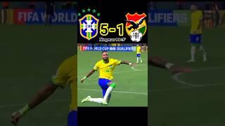 Brazil vs Bolivia football match highlight 2023  | #shorts #neymar #highlights.