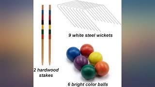 GSE Games & Sports Expert Premium 6-Player Croquet Set for Adults & Kids (2 Styles review