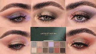 5 LOOKS ANASTASIA BEVERLY HILLS (ABH) NOUVEAU PALETTE | 5 LOOKS 1 PALETTE