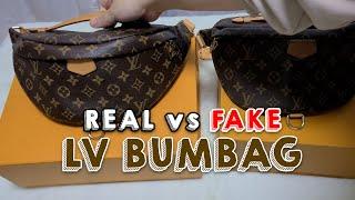 LV Bum bag Real vs Fake How to spot a fake louis vuitton bag How to know a fake louis vuitton