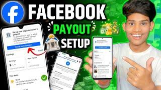 Facebook Payout Account Setup 2024  || Facebook Tax Information Setup || Facebook Page Monetization