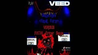 Sonic.OMT VS Fatal Error Sonic who is the best ? #sonicexe #sonicomt #fatalerror