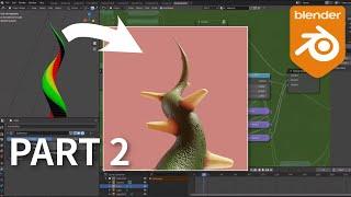 Making Growing Beanstalk in Blender3D Shader Nodes (part 2)