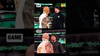WWE 2K25 REAL VS GAME