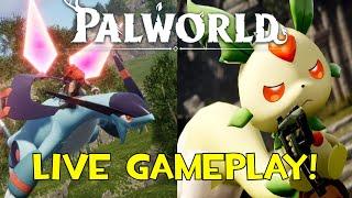 trying palworld for the first time!