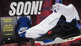 EARLY RELEASE! AIR JORDAN 4 RARE AIR & AIR JORDAN 5 GRAPE DROPPING THIS WEEK!