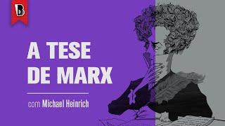 KARL MARX'S DOCTORAL THESIS: context and political importance | Michael Heinrich