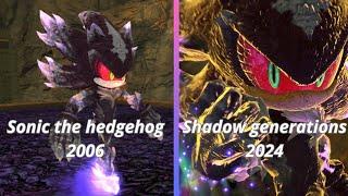 Mephiles comparison Sonic the Hedgehog (2006) - Shadow Generations (2024)