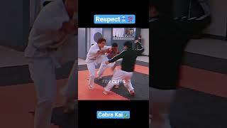 Robby vs cobra kai… #respect #cobrakai #shorts