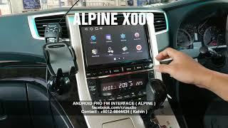 ANDROID PRO FM INTERFACE ( ALPINE X009 )