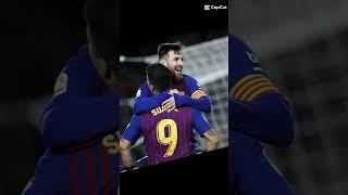 Lionel Messi and Luis Suarez