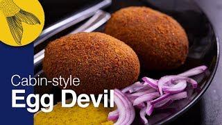 Dim'er Devil—Egg Devil—Calcutta Cabin Style Spicy Scotch Eggs—Kolkata Street Food—Durga Pujo Special