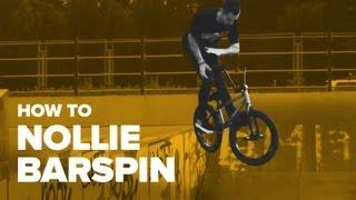 Как сделать нолли барспин на BMX (How to Nollie Barspin BMX)