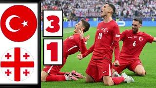 Turkey vs Georgia (3-1) Highlights Goals | Arda Güler Goal UEFA Euro 2024