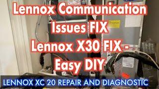 LENNOX variable speed HVAC Communication Issue Fix - Error Code Diagnostics