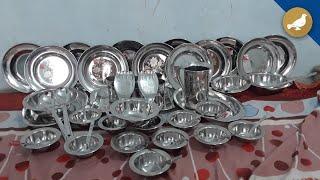 Hyderabad: Steel utensils in low price