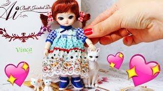 ДОЧКА БАРБИ ???  РАСПАКОВКА и ОБЗОР БЖД КУКЛЫ  Ai Bjd Vinca! Аи Бжд - Винка  Анна Оськина