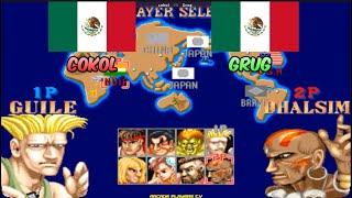 Street Fighter II - The World Warrior  cokol (Mexico) vs Grug (Mexico) Fightcade