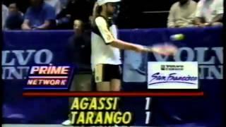 GRUDGE MATCH agassi tarango part 1 volvo 1993