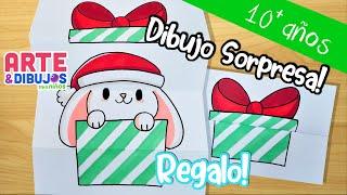 Como dibujar UN CONEJO | REGALO SORPRESA | Arte y Dibujos para Niños