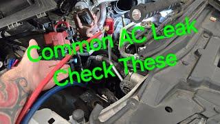 Overlooked A/C Leak (Replace These)#newtoyou ##dieselrepair #acrepair