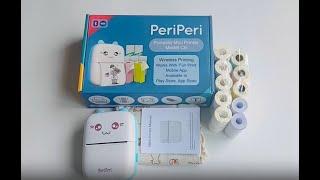 PeriPeri C6 Mini Printer Gift Box Bluetooth Inkless Pocket Printer