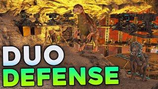 How a 10,000 Hour DUO Defends against an Alpha Tribe! - ARK PvP